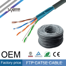 SIPU factory price 305m ethernet fire resistant rj45 ftp cat5e lan 4pr 24awg network cable